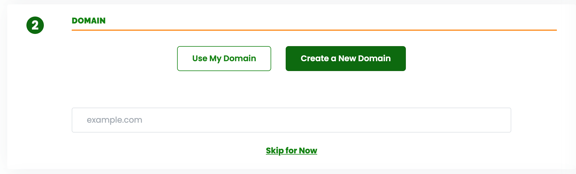 How To select Domain Name in A2 Hosting